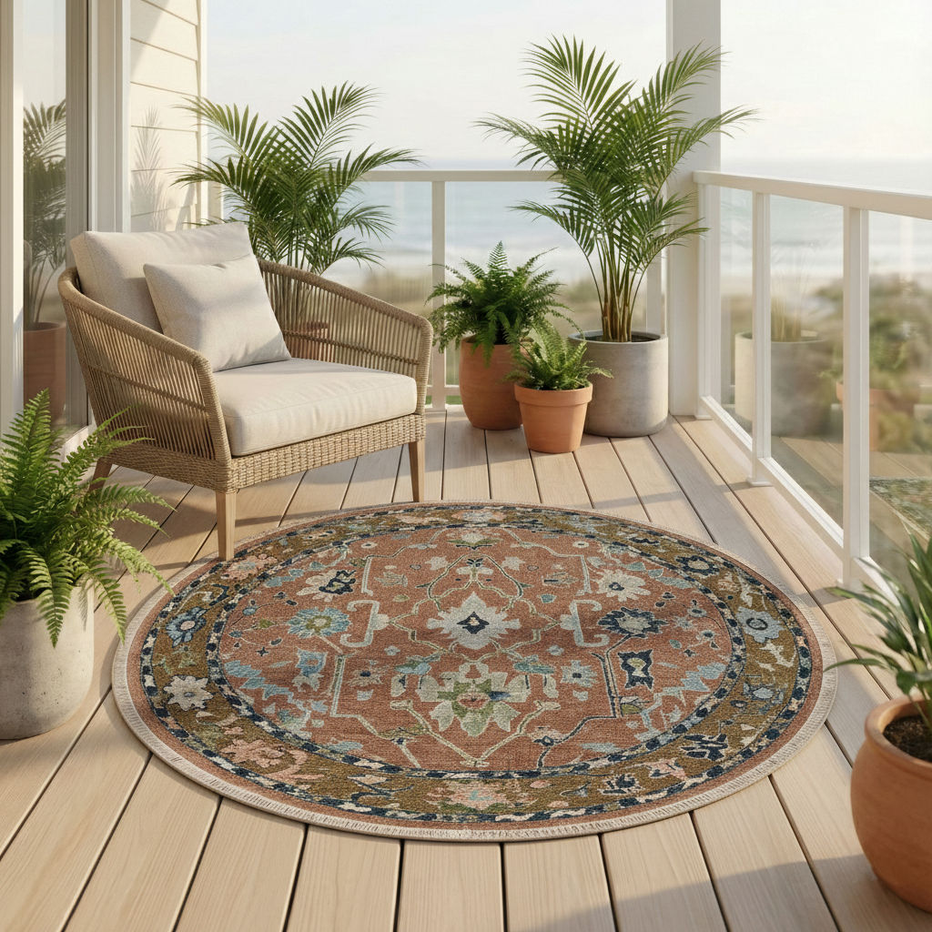 SERONILA - Hand Knotted Oushak Carpet